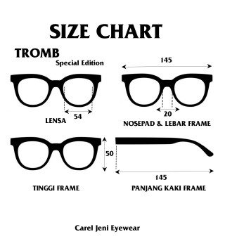 TROMB Special Edition | Original Carel Jeni Eyewear Include Lensa